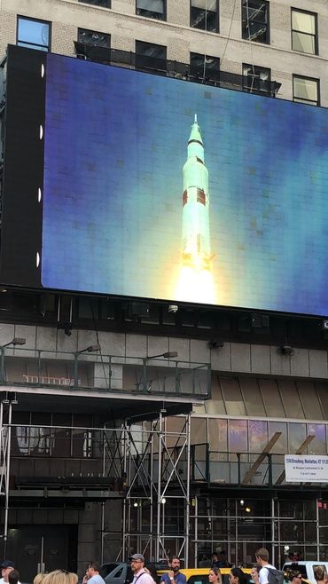 Apollo 50 Saturn V Rocket liftoff