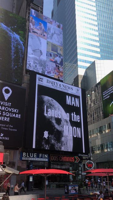 Apollo 50 in Times Square The People's Moon