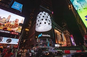 The People's Moon in Times Square at NASDAQ