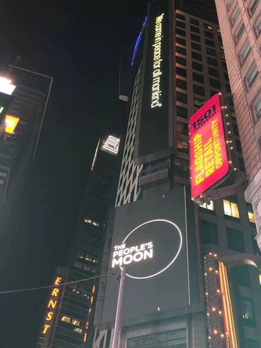 The People's Moon in Times Square