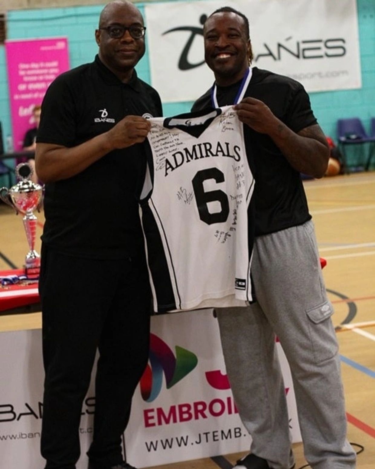 Eric Douglin & Ashley Robinson of the Kitsap Admirals