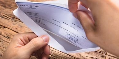 Checks for donations