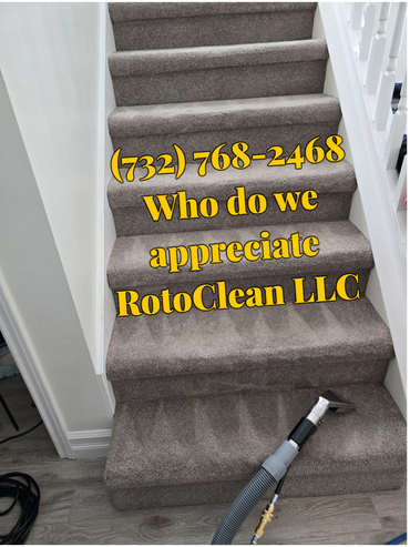 professional cleaning of your steps finished product