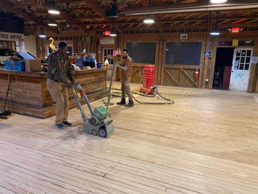 Dustless sanding and refinishing