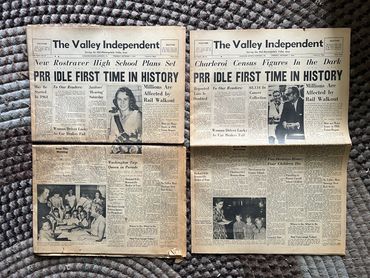 Two "different" editions of the same newspaper