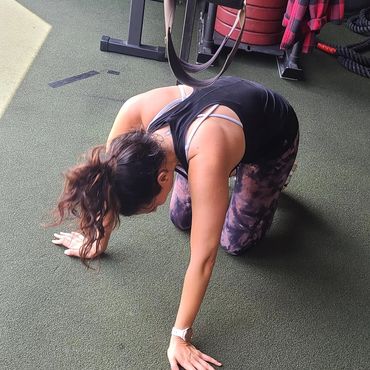 New client finishing a great morning workout!