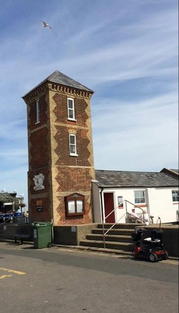 Re-roof of Aldeburgh lighthouse with natural slates.