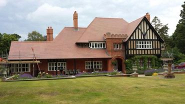 Large plaintile roof that we re-roofed using Sandtoft Humber clay plaintiles