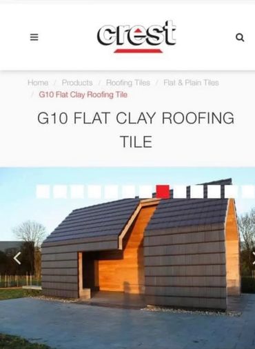 Dereham cemetary roof using Crest G10 tiles, cloaked verge tiles and mansard tiles.