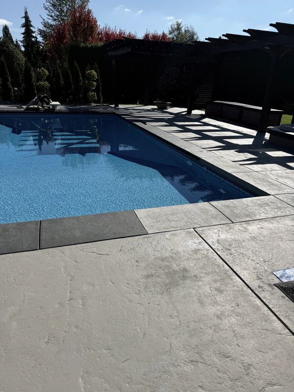 Professional concrete staining in Langley BC by Dayshine Contracting