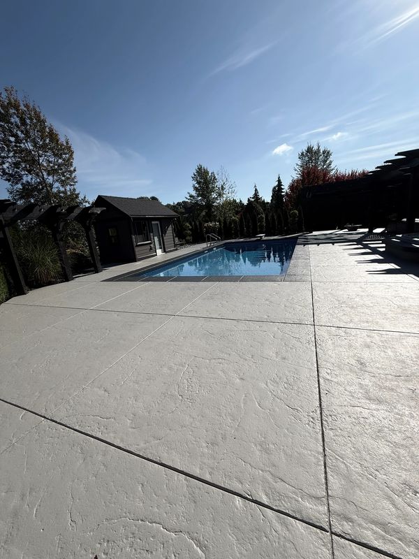 Concrete staining and protective sealing in Maple Ridge BC