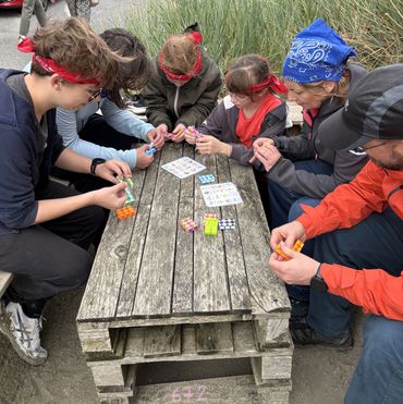 Des casse-tête pour le jeu Koh Lanta du Crotoy