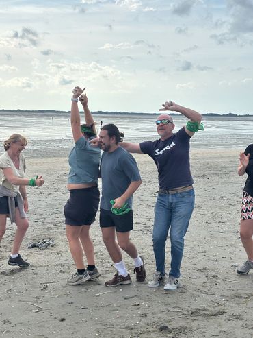 défi et challenge voilà les gagnants baie de somme plage du Crotoy