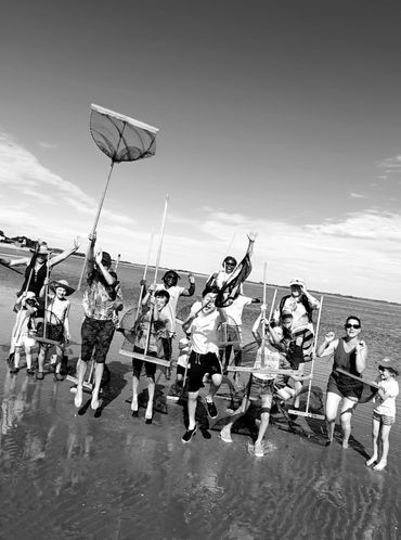 Ambiance très chouette avec la pêche à la crevette au Crotoy