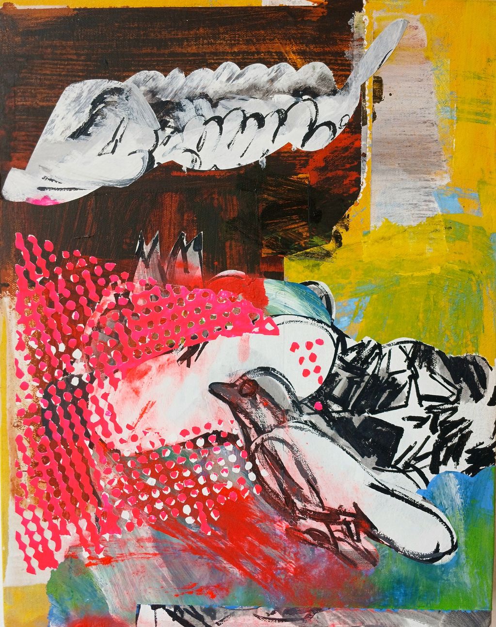 CAOS PRIMIGENIO
acrylic paint on canvas, 11 X 14 in, 2026