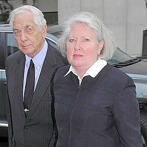 SCANDAL: Lawyers for accused swindler Anthony Marshall (above), with wife Charlene, were denied a mistrial request, even amid turmoil in the deliberations.