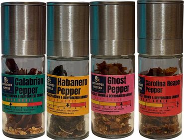 Current 2025 dehydrated pepper grinders