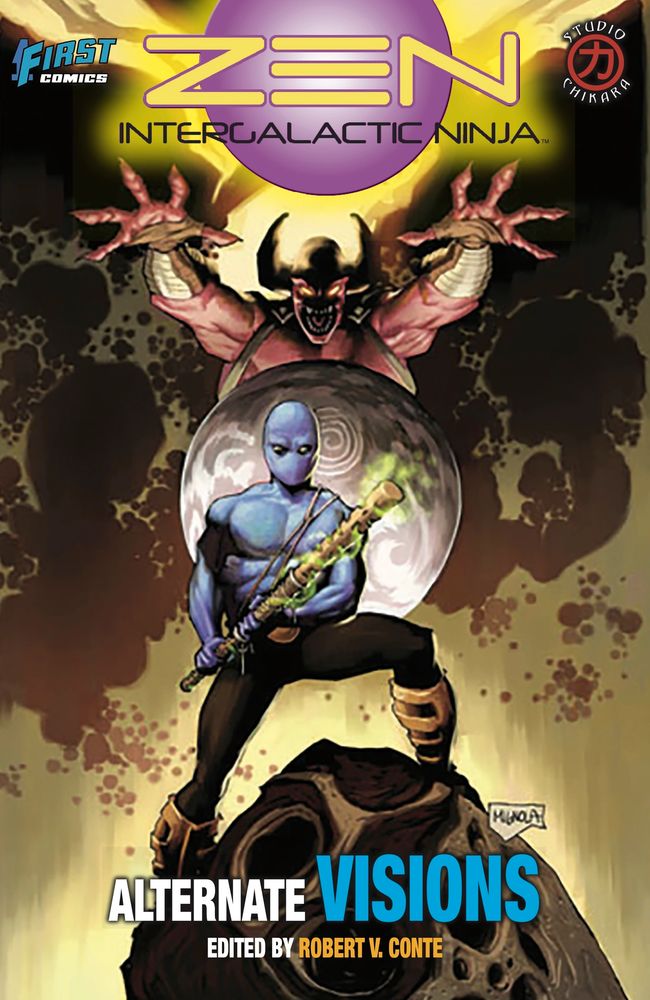 The cover of ZEN: ALTERNATE VISIONS is illustrated by famed Hellboy creator, MIKE MIGNOLA!