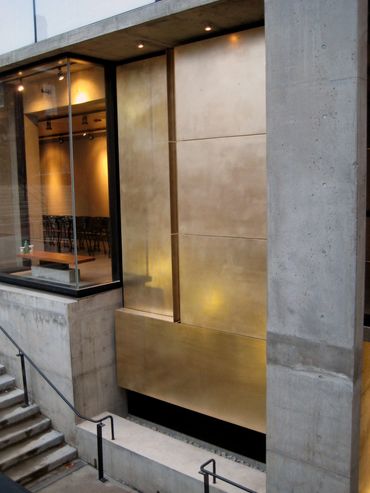 Bronze Accent Wall, University of Virginia Campbell Hall