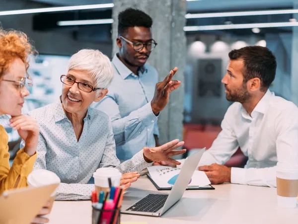 team of people working collaboratively; fractional; small business