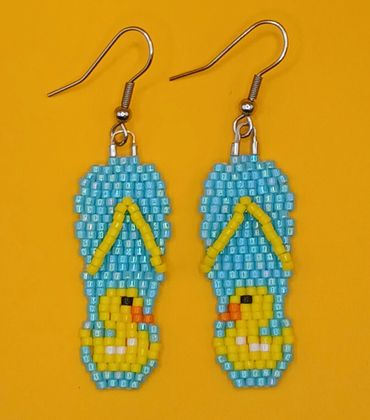 Lucky Duck flip flops