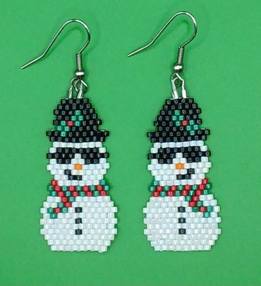 Snowman with sunglasses