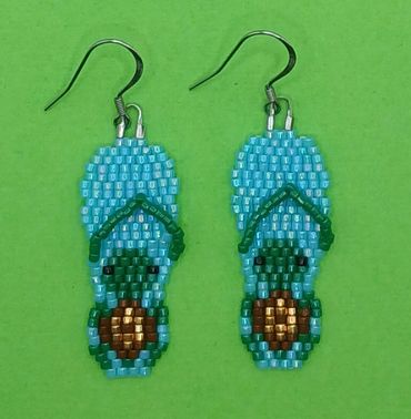 Turtle flip flops