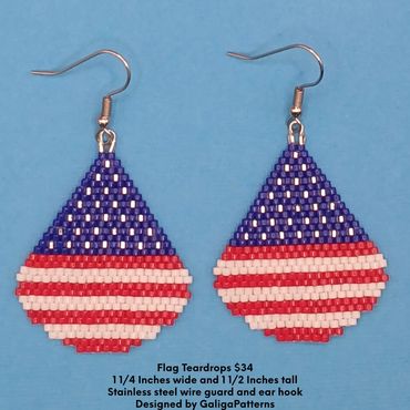 Flag teardrops
