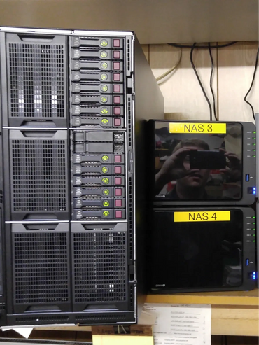 Local Domain Controller and NAS setup.