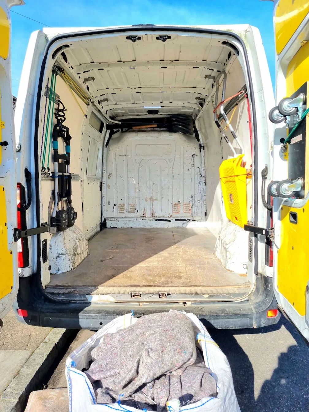 Our Moving van's load area