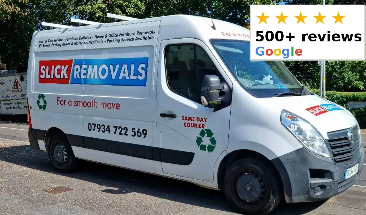 Our removal van ready to work in Syston