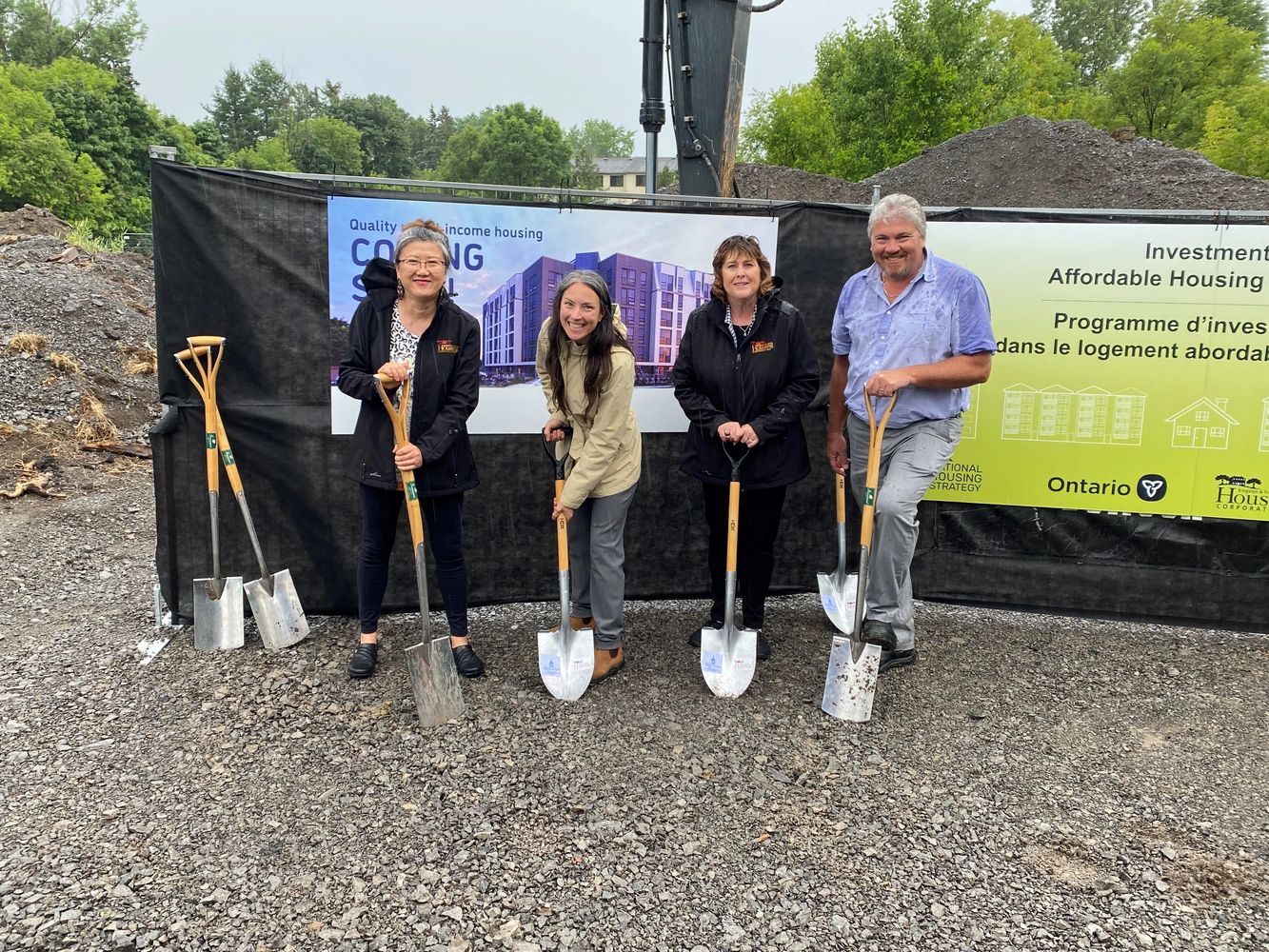 KFHC's Project Development Team hosted a groundbreaking July 5th, 2022