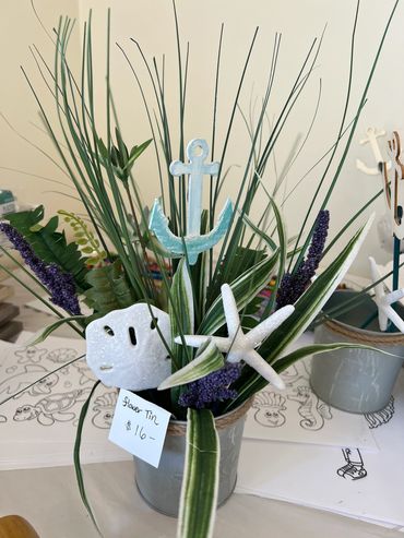 Nautical Flower Tin
Everything included $16