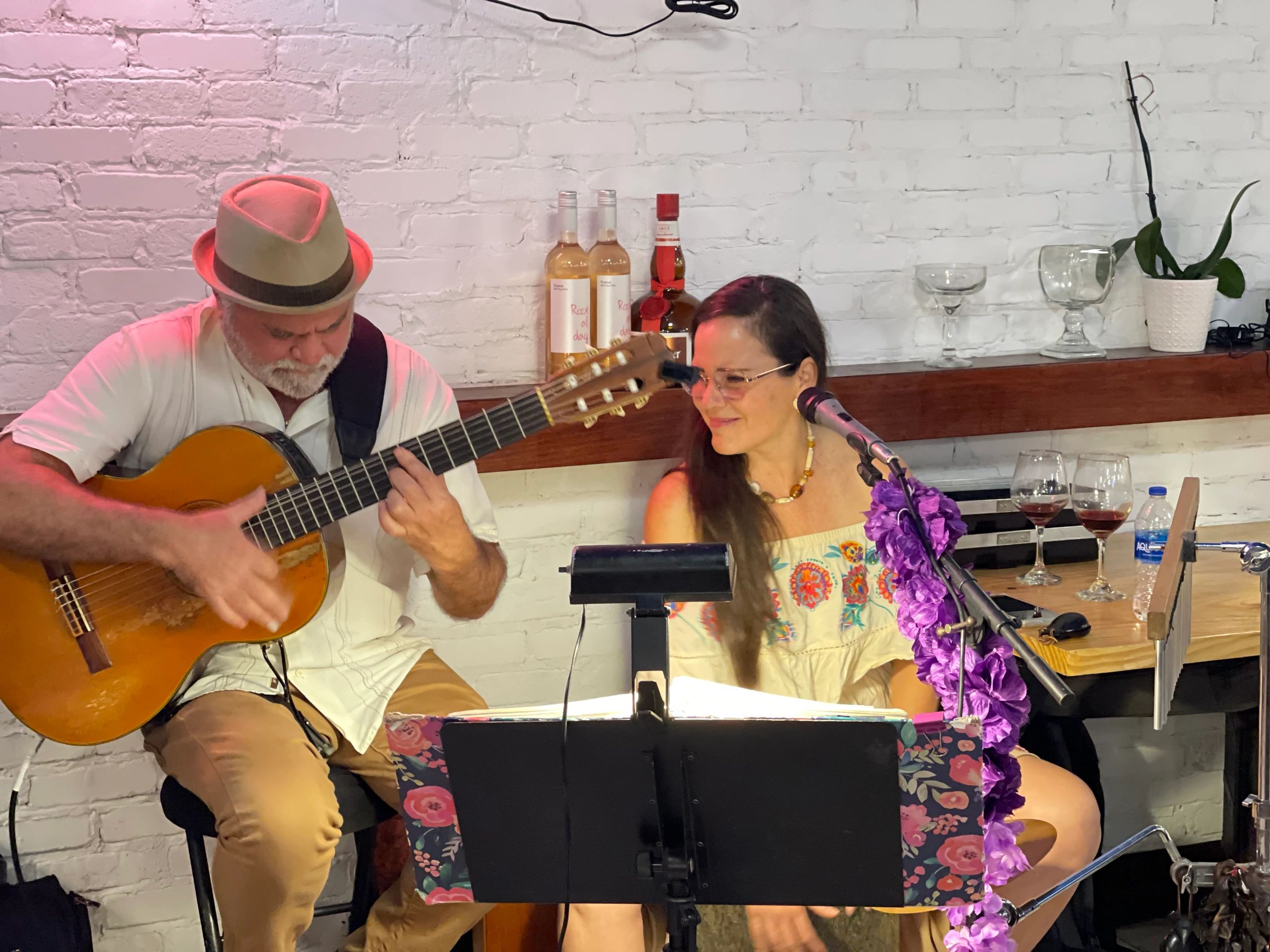 Live music every Friday from 6 pm to 9 pm with Winnie and Steve!!