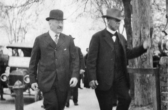 Julius Rosenwald, benefactor & Booker T. Washington, educator