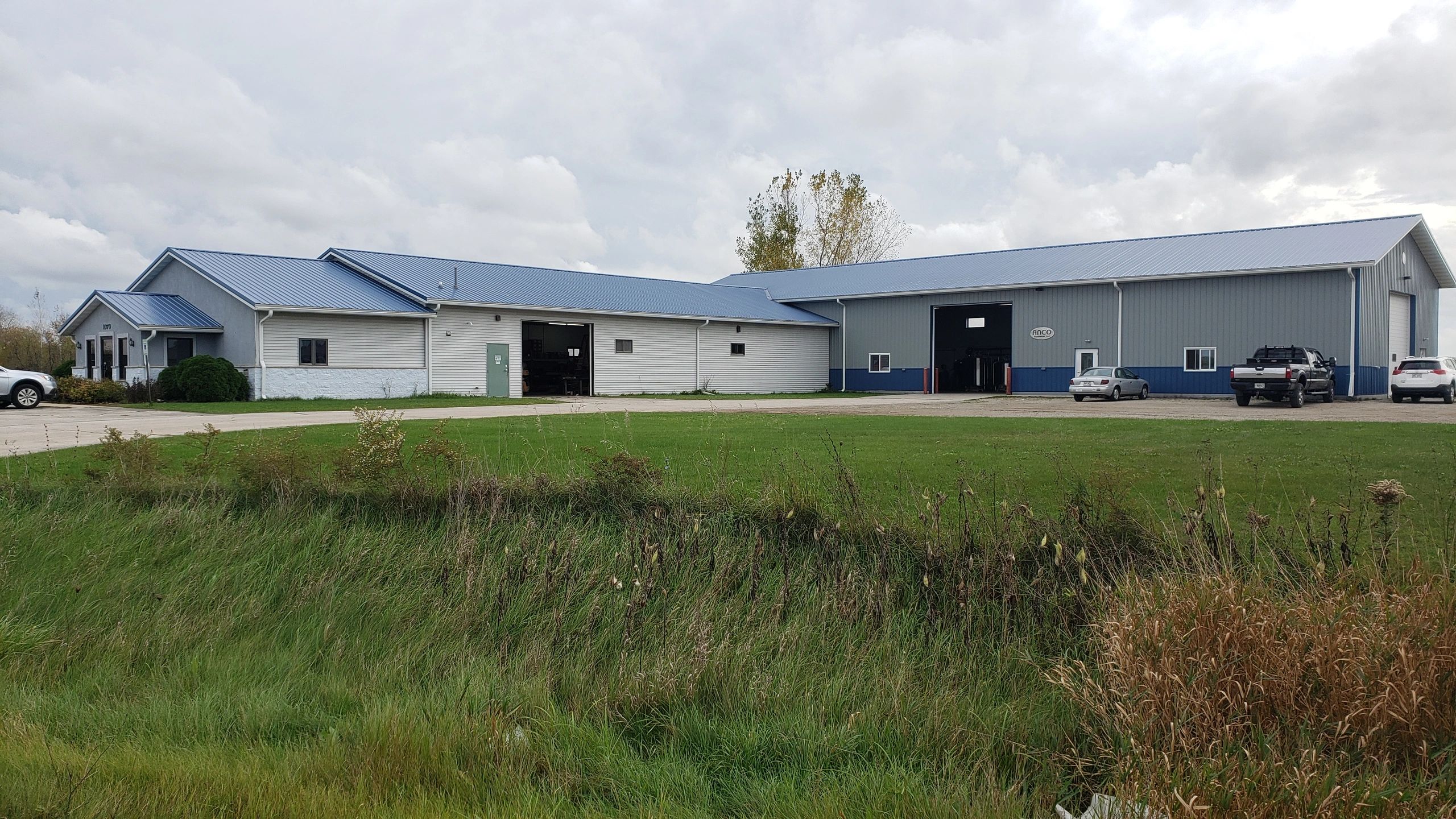 Gain Control corporate headquarters at 1070 E Glenbrook Dr. Pulaski, WI  54162.  Shows the panel sho