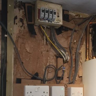 old fuse board in need of upgrade