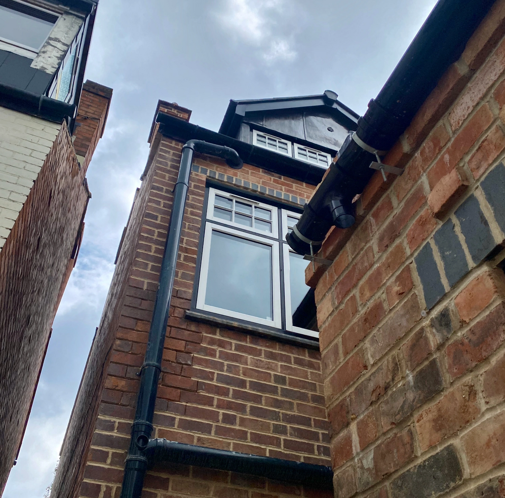 Victorian house dormer