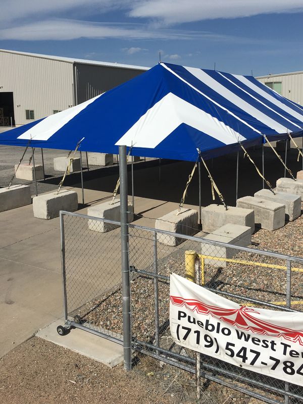 30 X 90 Tent Rental at the warehouse.