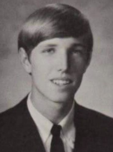 Tom Petty yearbook photo at Gainesville High School