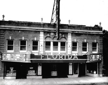 Florida Theater, where Earl Jernigan's newsreels were shown, where Tom Petty watched Saturday movies