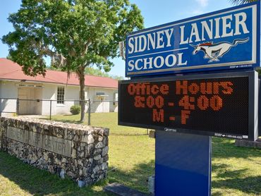 Sign at Tom Petty's elementary school