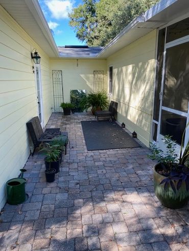 Now a finished laundry room, then an unfinished rehearsal room for the Sundowners (on the left)