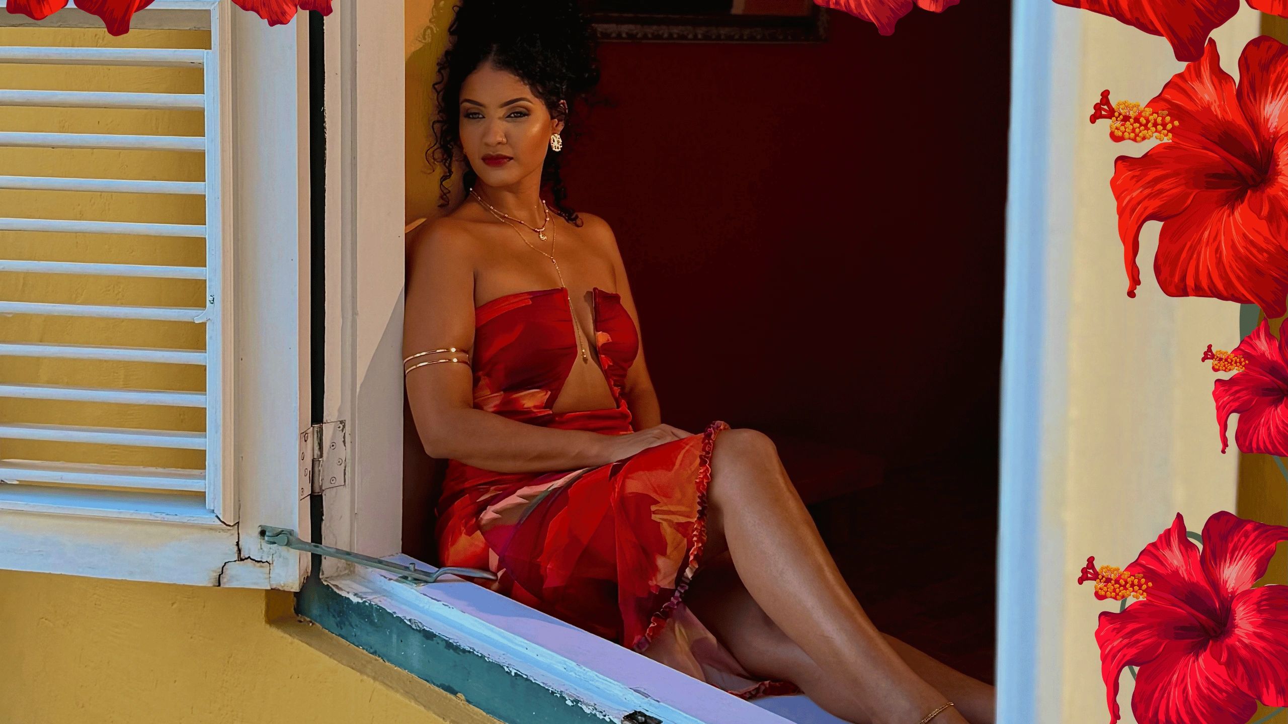 ALEXANDRA DEMI artist singer songwriter Curaçao artwork Mi Ke Bo Sa