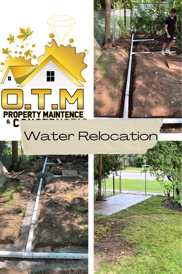If your yard has water pooling, we could relocate it for you