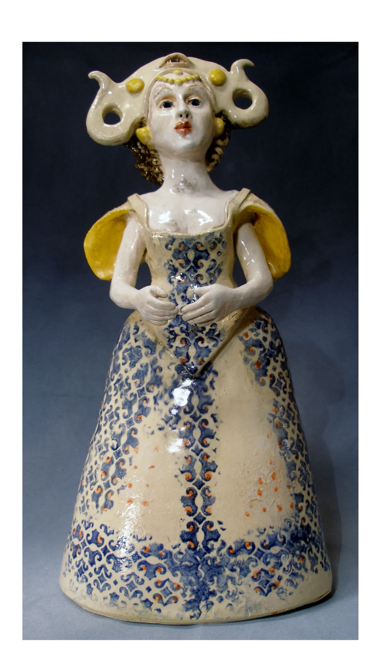 clay figure, ceramic figure underglaze to cone 5
$2500