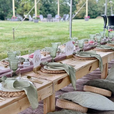 Glamour picnic table