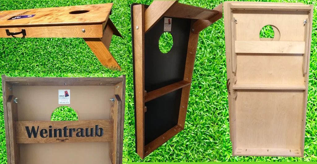cornhole game regulation build example