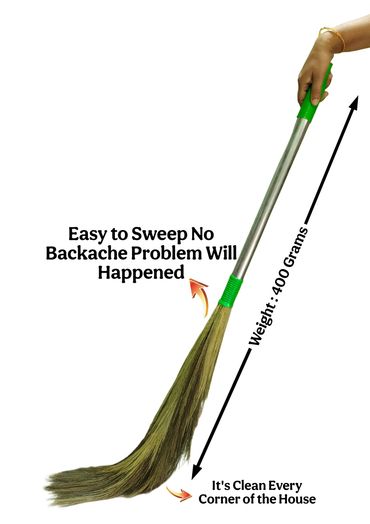 ECO-FRIENDLY GRASS BROOM