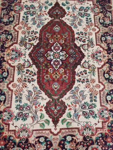 Beautiful Persian carpet fullly restored by Sheba Iranian Carpets Stores